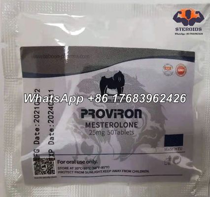 Bodybuilding Muscle Growth Steroid Powder Mesterolone / Proviron For Gym Trainner CAS 1424-00-6